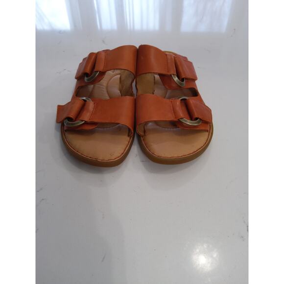 Born Leather Strap Buckle sandals Muted Orange Comfort Boho Sz 7 - Picture 6 of 8